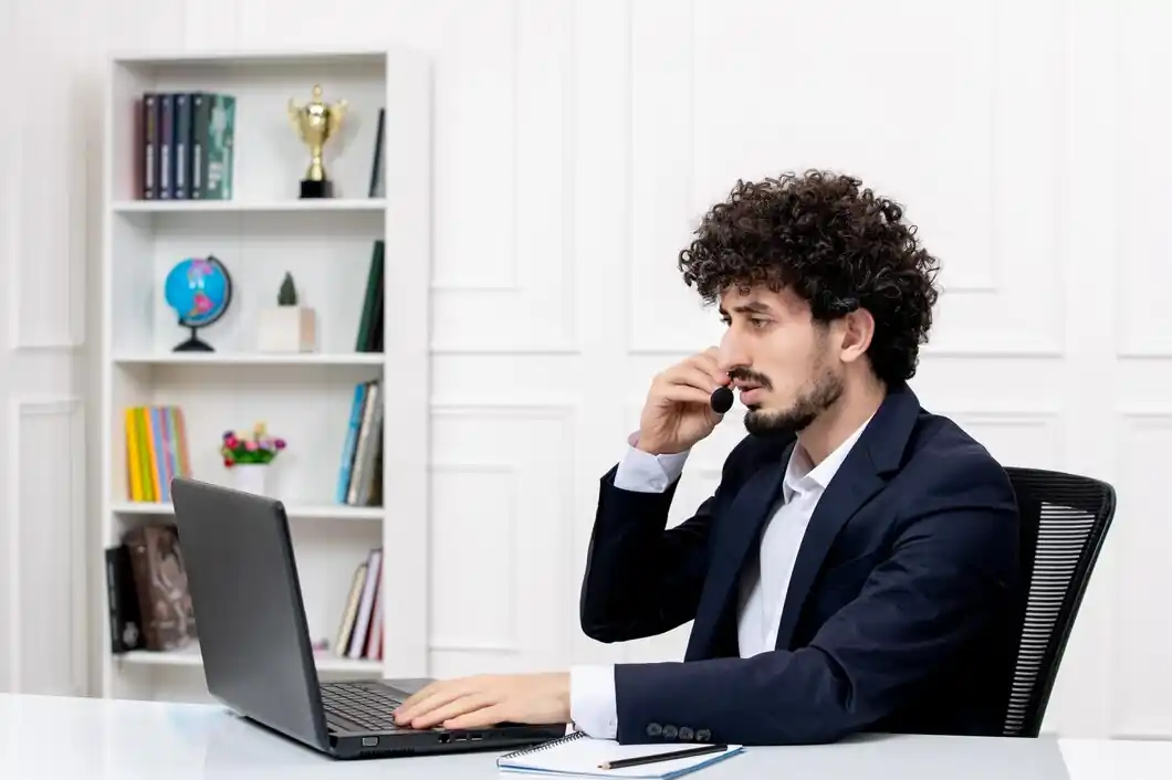 B2B Cold Caller engaged in conversation at Birmingham